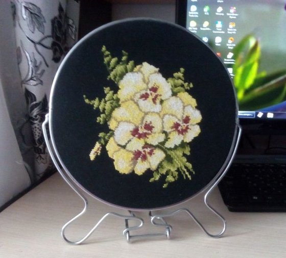 Работа «Анютины глазки»