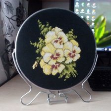 Работа «Анютины глазки»