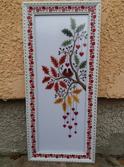 Работа «Птички на ветке»