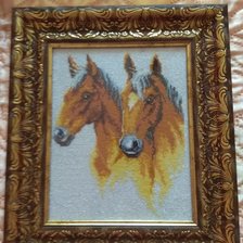 Работа «Пара лошадок»