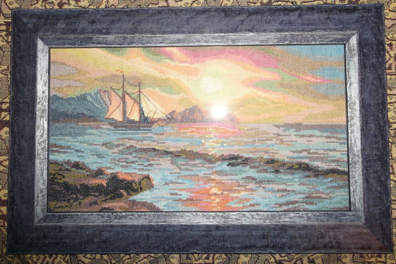 Работа «"Санта-Крус" в рамке.»