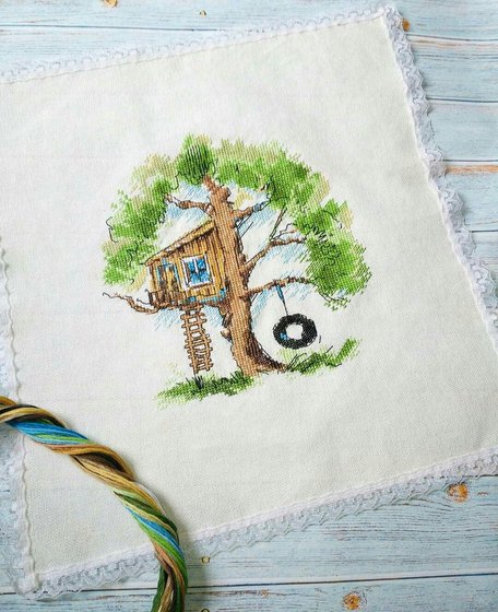 Работа «Домик на дереве»