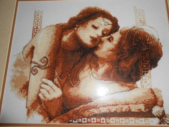 Работа «Влюбленные»