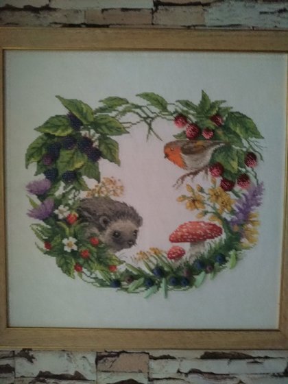 Работа «Летний венок»