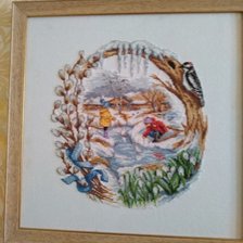 Работа «Весенний венок»