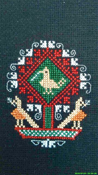 Работа «Оберег по мотивам пасхальных яиц»