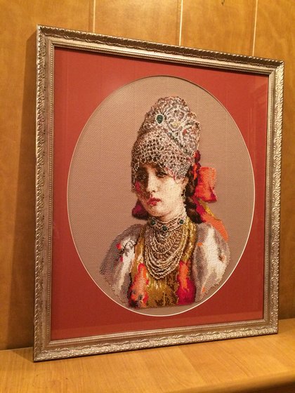 Работа «Вышивка бисером»