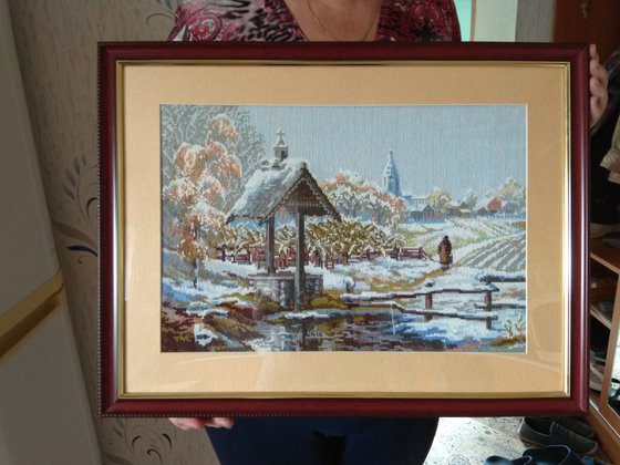 Работа «Первый снег»