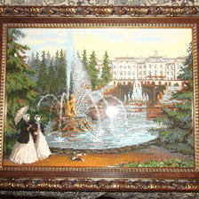 Работа ««Фонтан» в рамке»