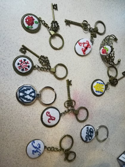 Работа «Брелоки. Микровышивка»
