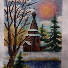 Работа «зимний пейзаж»