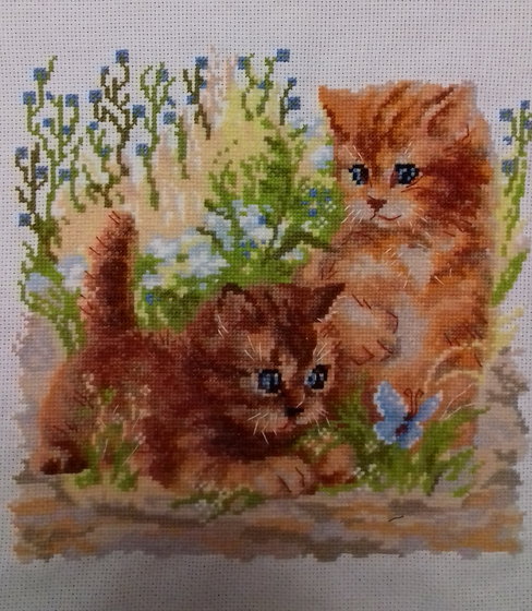 Работа «Котята»