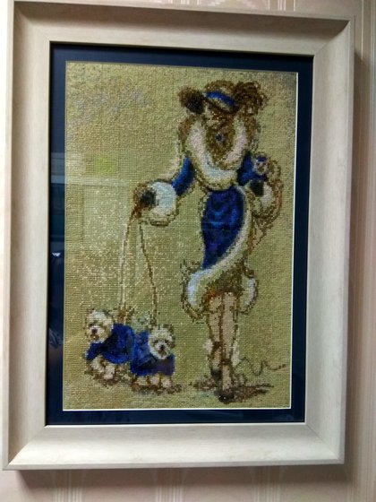 Работа «Дама с собачками»