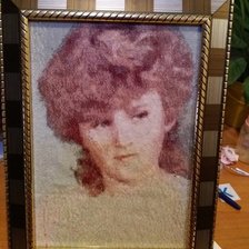 Работа «Портрет мамы»