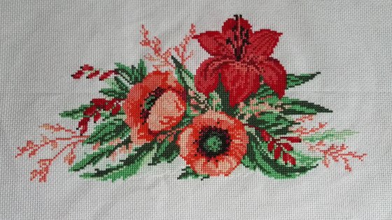 Работа «Цветочная композиция»