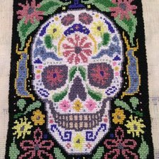 Работа «Мексиканский череп»