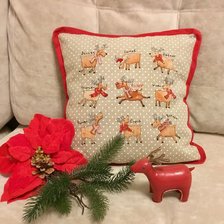 Работа «Рождественские олени Санты»