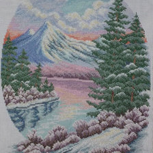 Работа «Пейзаж в японском стиле»