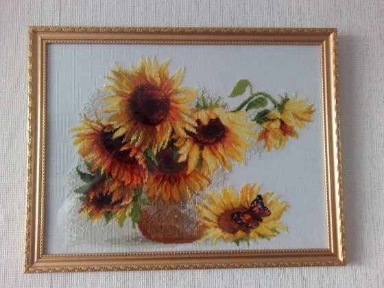 Работа «подсолнухи»