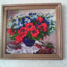 Работа «натюрморт бисер»