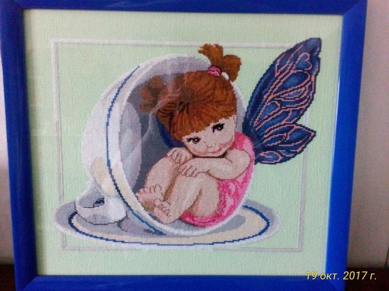 Работа «Феечка в чашке»