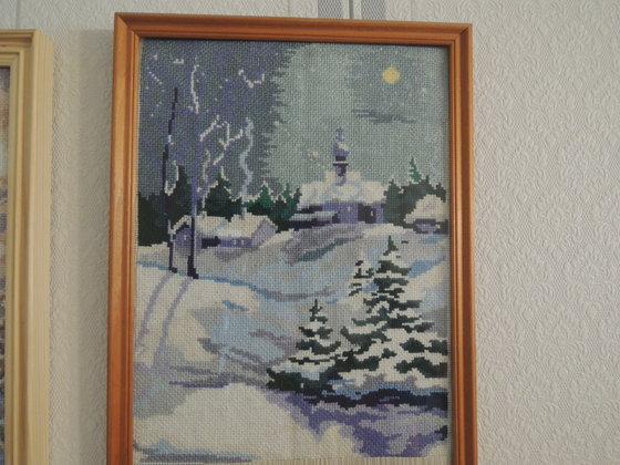 Работа «Зимний вечер»