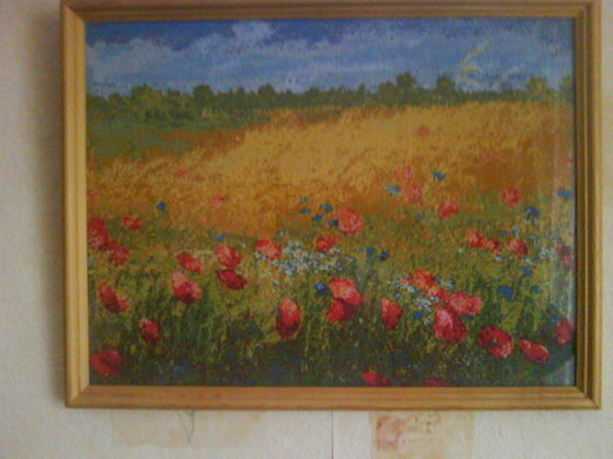 Работа «Маковое поле»