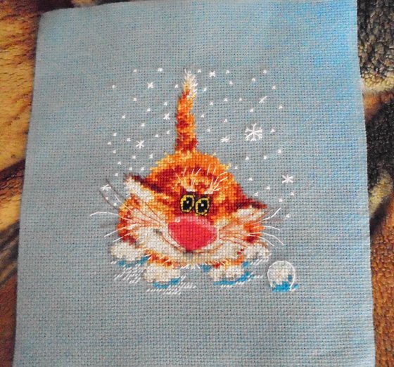 Работа «Первый снег»