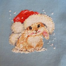 Работа «Зимний зайчишка»