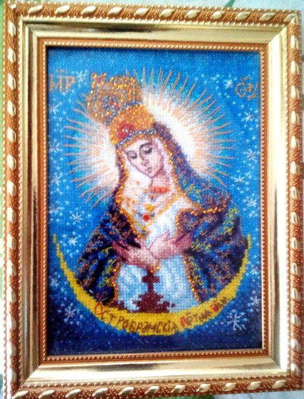 Работа «,,Остробрамская"Божья Матерь.»