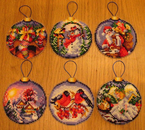 Работа «Новогодние шары»