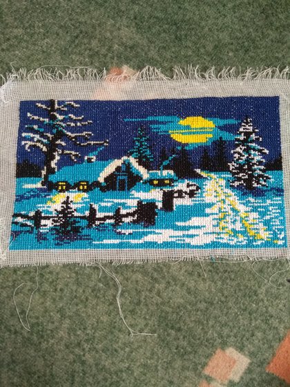 Работа «Зимний пейзаж»