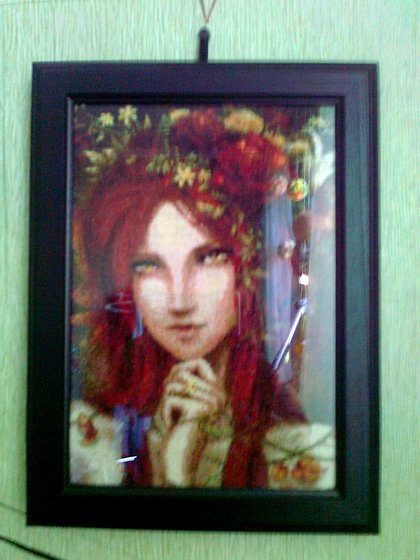 Работа «Девушка осень»