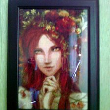 Работа «Девушка осень»