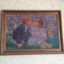 Работа «Первый поцелуй»