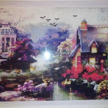 Работа «домик в саду»