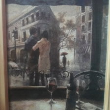 Работа «Кафе в Париже»