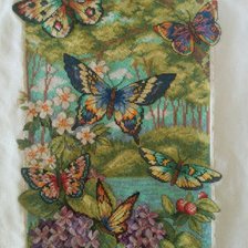 Работа «Лес бабочек»