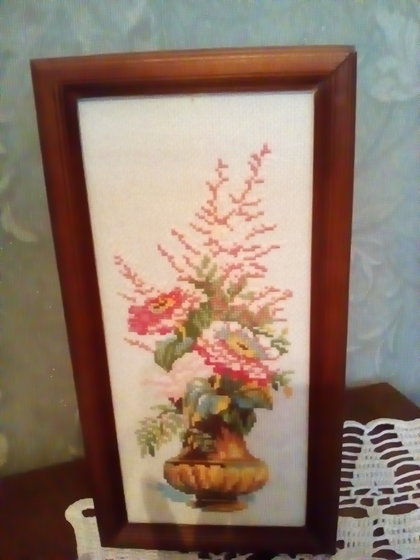 Работа «Букет в вазе»