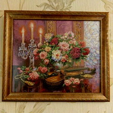 Работа «Романтический букет»