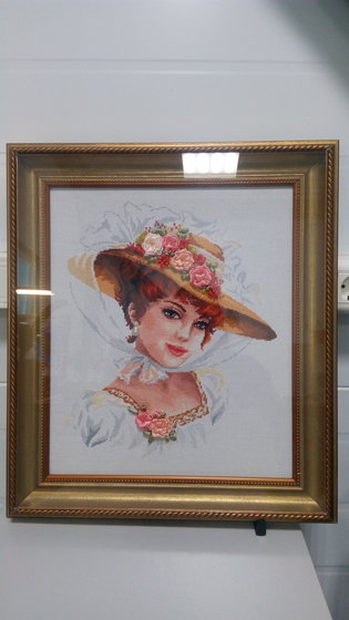 Работа «Чудесная игла - "Тень твоей улыбки"»