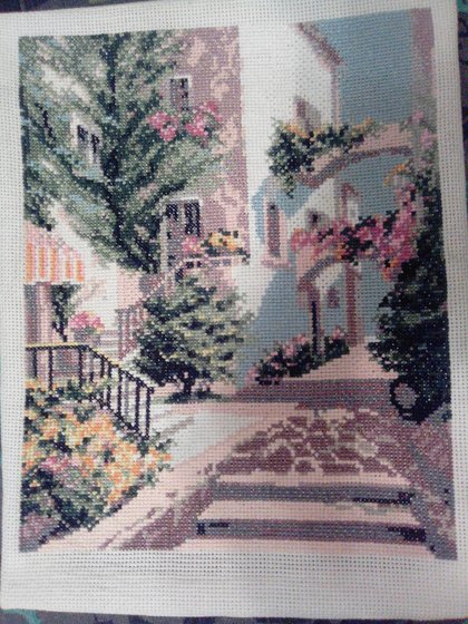 Работа «Итальянский дворик»