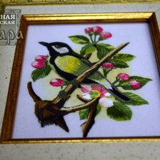 Работа «Шкатулка с птицей»