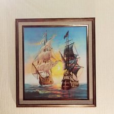 Работа ««Встреча на рассвете» в оформлении»