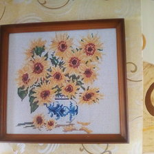 Работа «Подсолнухи»