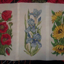 Работа «Триптих «Цветы»»