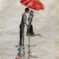 Работа «Под зонтом»