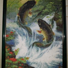 Работа ««Спорные» рыбки - уже в рамке»