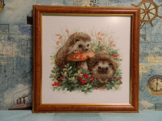 Работа «Ёжики»