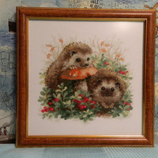 Работа «Ёжики»